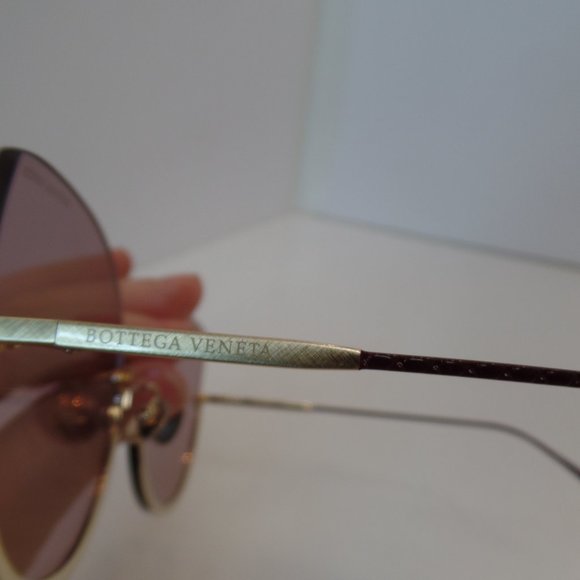 BOTTEGA VENETA Made Italy BV02045 004 New Elegant Sunglasses Purple Colored Lens - Picture 13 of 15